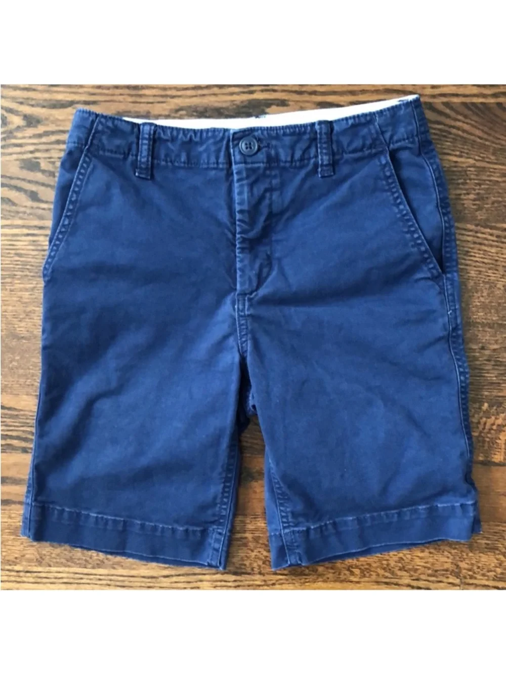 Gap Kids Navy School Uniform Cotton Chino Shorts Size 12